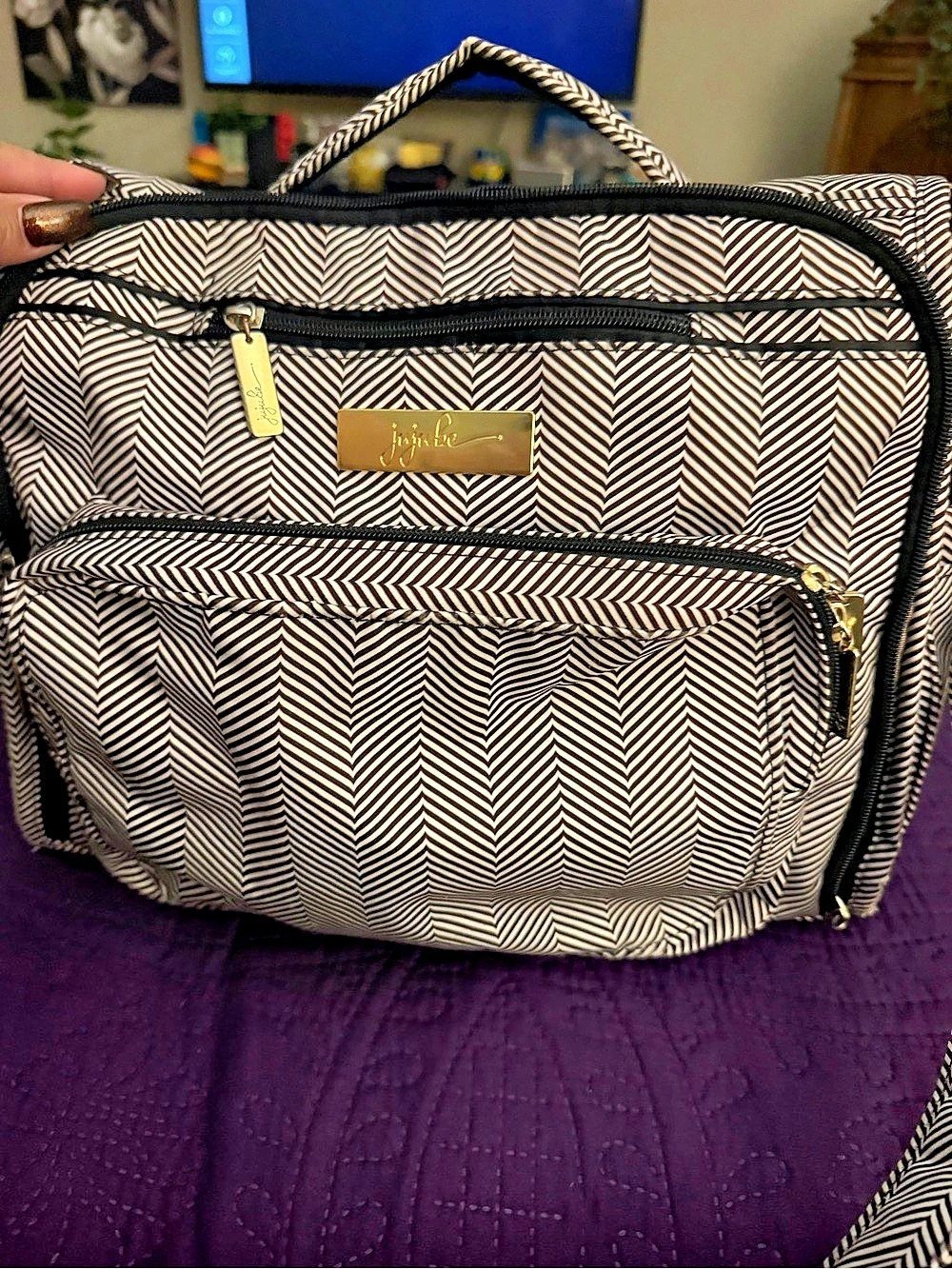 JuJuBe Be Right Back The Queen Of Nile Backpack Diaper Bag Queen Of Nile Baby